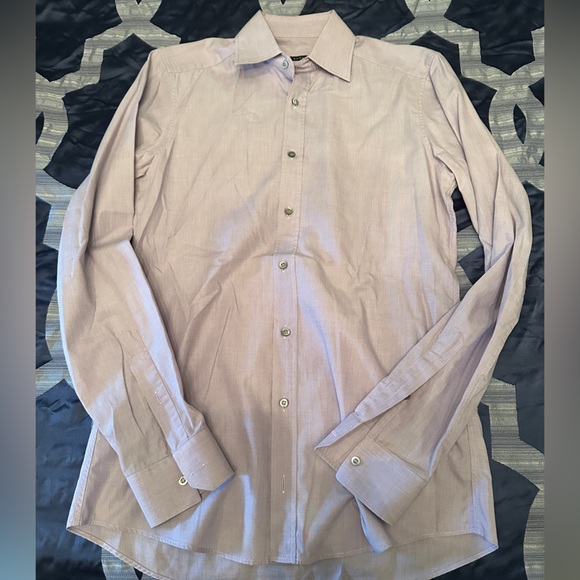 Gucci Men’s button down shirt in lilac - Picture 5 of 7